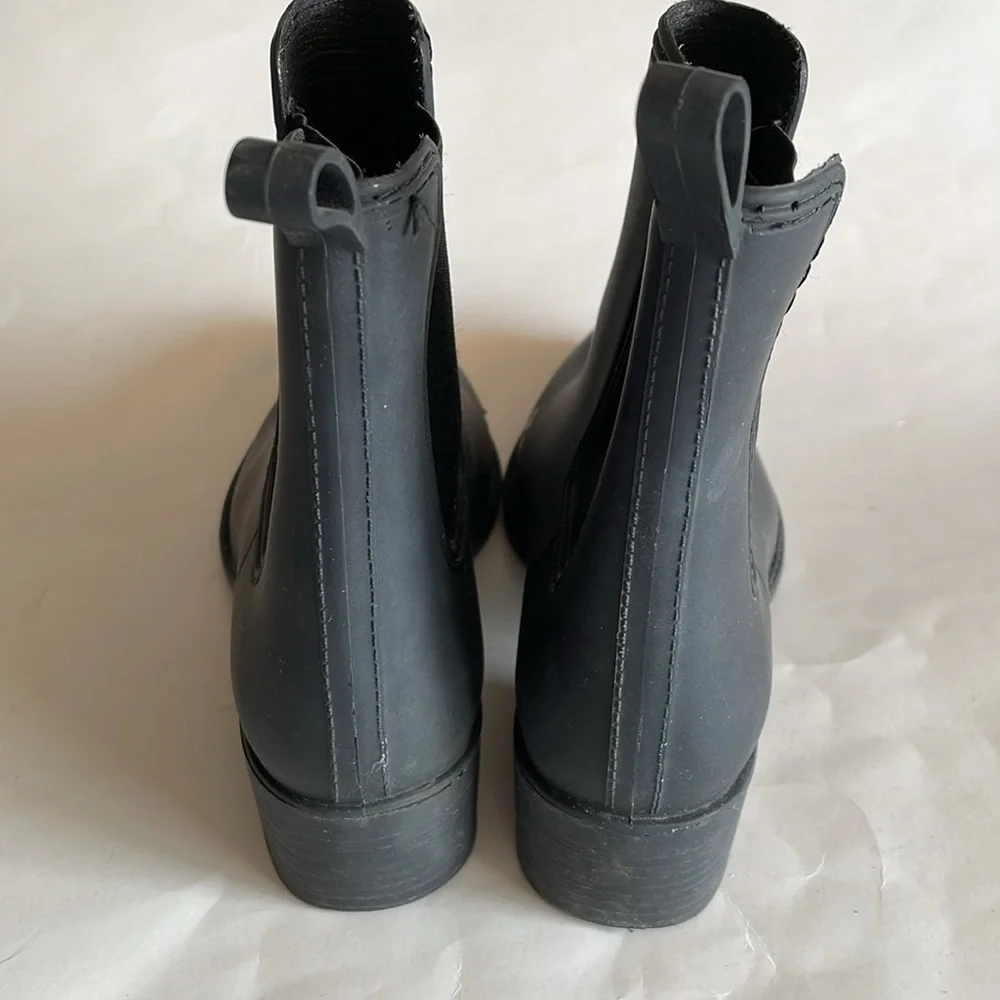 Jeffrey Campbell Havana Last Stormy Chelsea Rankle Rain Ankle Boots size 8